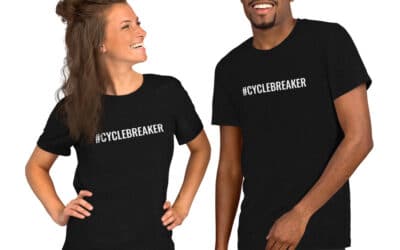 #CYCLEBREAKER Short-Sleeve Unisex T-Shirt – White Lettering