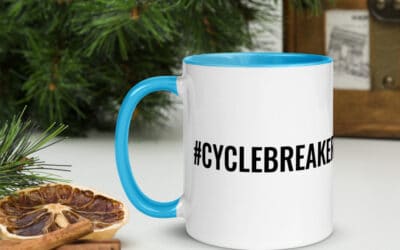 #CYCLEBREAKER Mug with Color Inside
