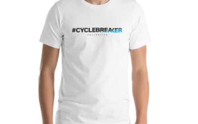 #CYCLEBREAKER Collective Short-Sleeve Unisex T-Shirt – Black Lettering